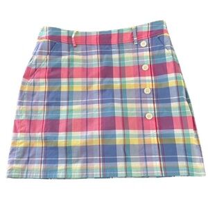 Polo Ralph Lauren Madras Golf Skirt Size 2